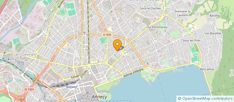 localisation de l'entreprise SCI DE LESSEPS à ANNECY
