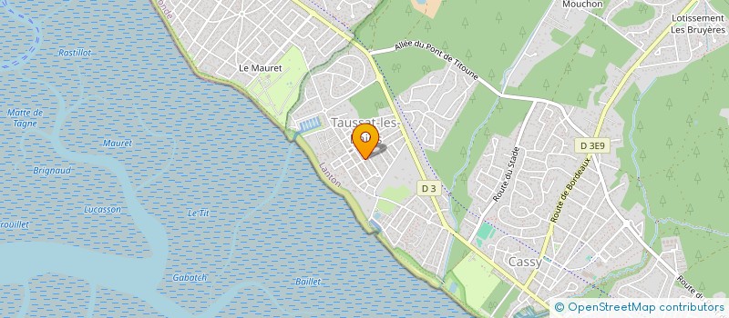 localisation de l'entreprise SCI DE LESTEY  LANTON