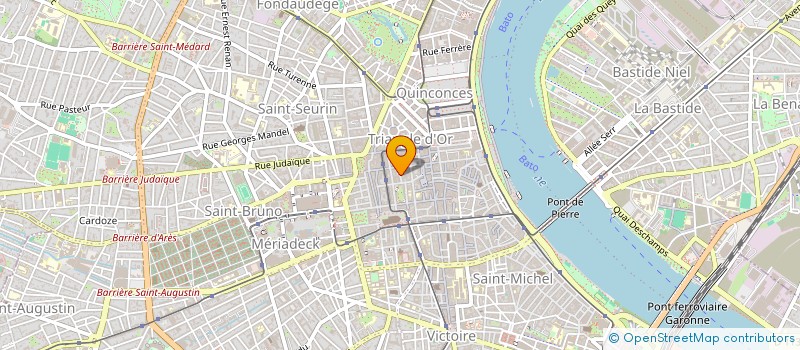 localisation de l'entreprise SCI DE LESTRILLES  BORDEAUX