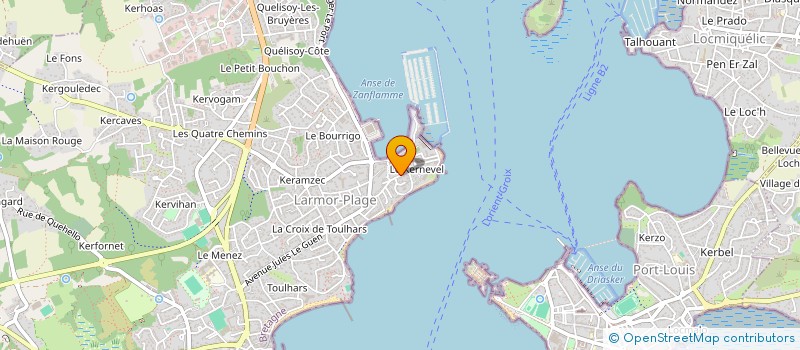 localisation de l'entreprise SCI DE LESTURGANT  LARMOR-PLAGE