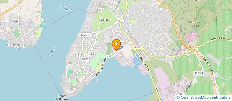 localisation de l'entreprise SCI DE LETANG DE THAU  BALARUC-LES-BAINS