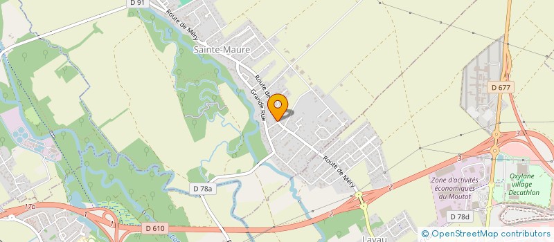 localisation de l'entreprise SCI DE LEVANDCO à SAINTE-MAURE