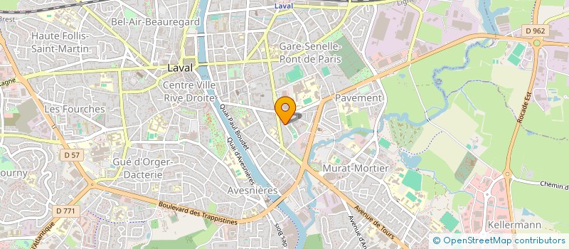 localisation de l'entreprise SCI DE LEVARE à LAVAL