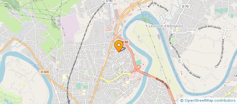 localisation de l'entreprise SCI DE LEVIZAC à ALBI