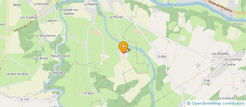 localisation de l'entreprise SCI DE LEYMARIE à AIXE-SUR-VIENNE