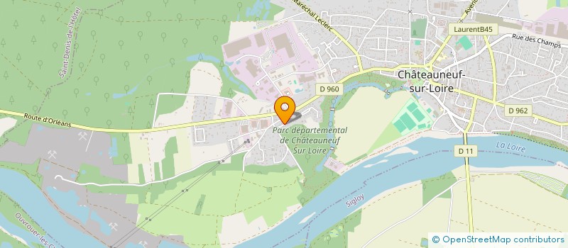 localisation de l'entreprise SCI DE LEYRE  CHATEAUNEUF S LOIRE