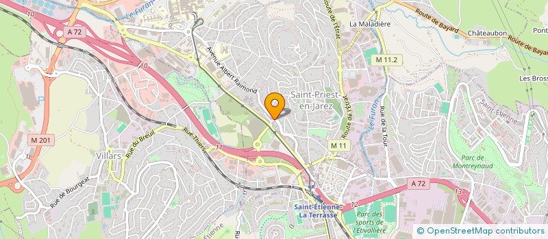 localisation de l'entreprise SCI DE LHERMET  SAINT-PRIEST-EN-JAREZ