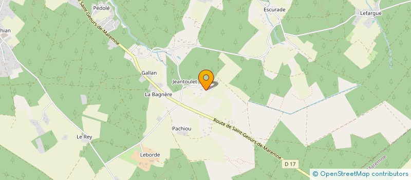 localisation de l'entreprise SCI DE LHOMME  SOUSTONS