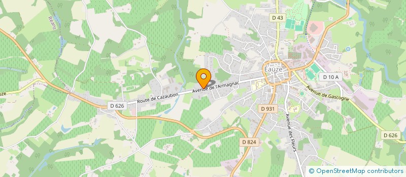 localisation de l'entreprise SCI DE LHOSTE  EAUZE