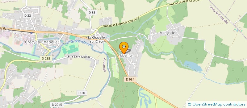 localisation de l'entreprise SCI DE LIBERNON  CRECY-LA-CHAPELLE