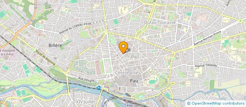 localisation de l'entreprise SCI DE LIEGE à PAU