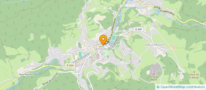 localisation de l'entreprise SCI DE LIEGE  SENONES