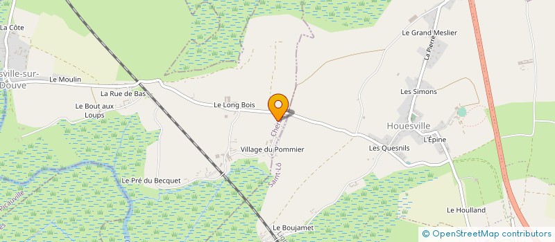 localisation de l'entreprise SCI DE LIESVILLE  LIESVILLE-SUR-DOUVE