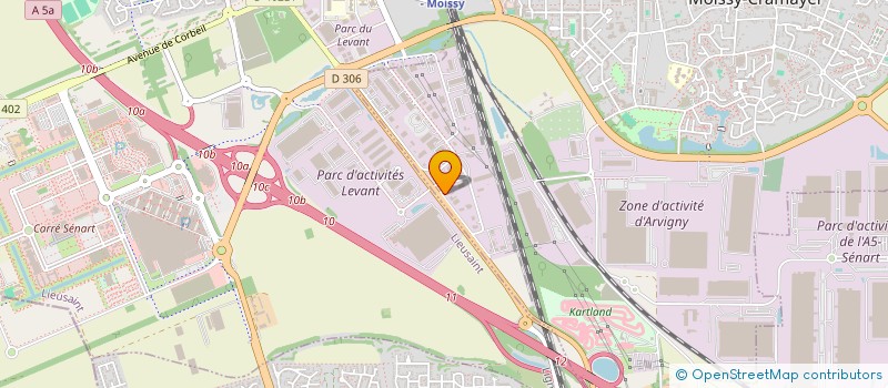 localisation de l'entreprise SCI DE LIEUSAINT à MOISSY-CRAMAYEL