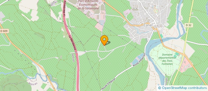 localisation de l'entreprise SCI DE LIEUZEDES  OCTON
