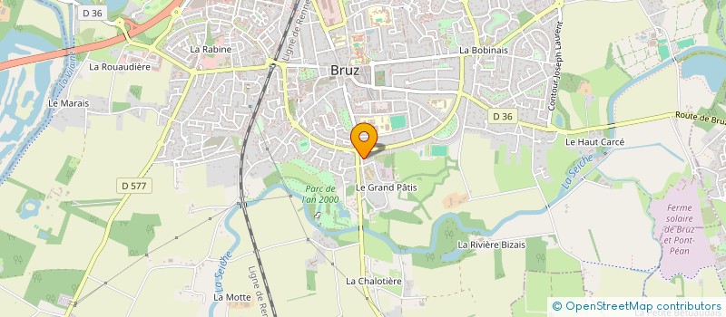 localisation de l'entreprise SCI DE LILLION  BRUZ