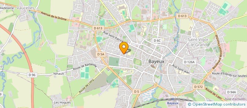 localisation de l'entreprise SCI DE LINVERVILLE  BAYEUX