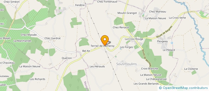 localisation de l'entreprise SCI DE LION  SOUSMOULINS