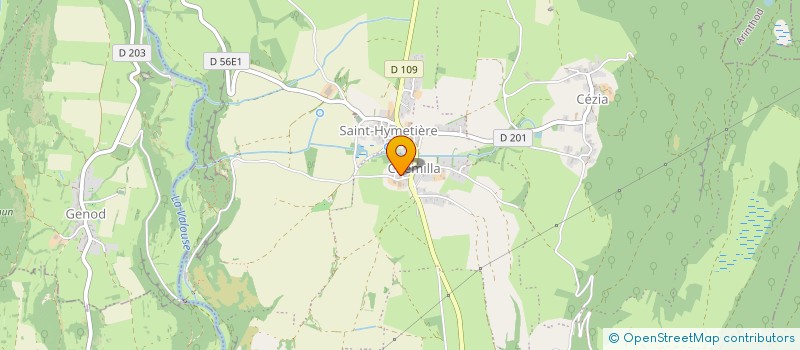 localisation de l'entreprise SCI DE LISLE  SAINT-HYMETIERE-SUR-VALOUSE