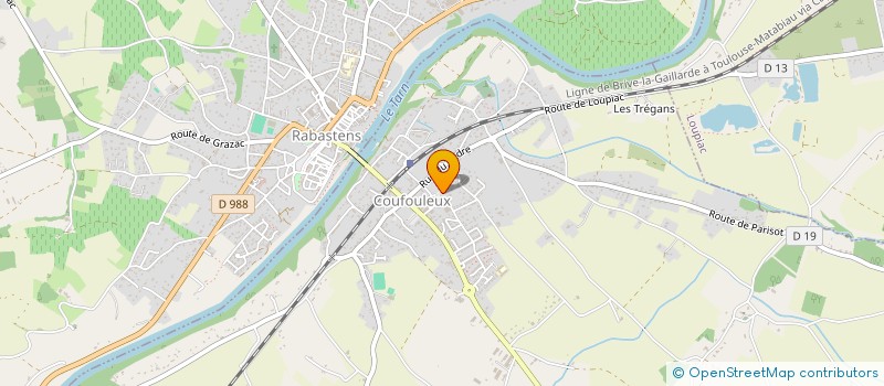 localisation de l'entreprise SCI DE LISLE  COUFOULEUX