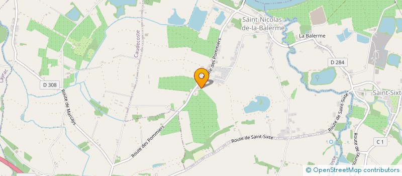 localisation de l'entreprise SCI DE LISSANDRES  SAINT-NICOLAS-DE-LA-BALERME