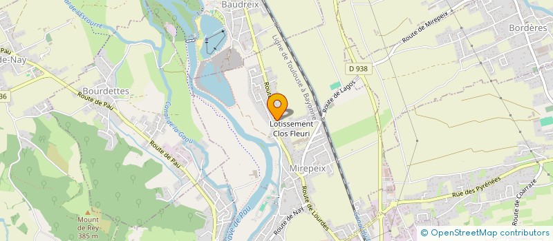 localisation de l'entreprise SCI DE LIVRON  SAINT-ABIT