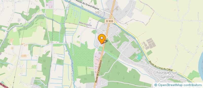 localisation de l'entreprise SCI DE LOBSANG  FOURQUES-SUR-GARONNE