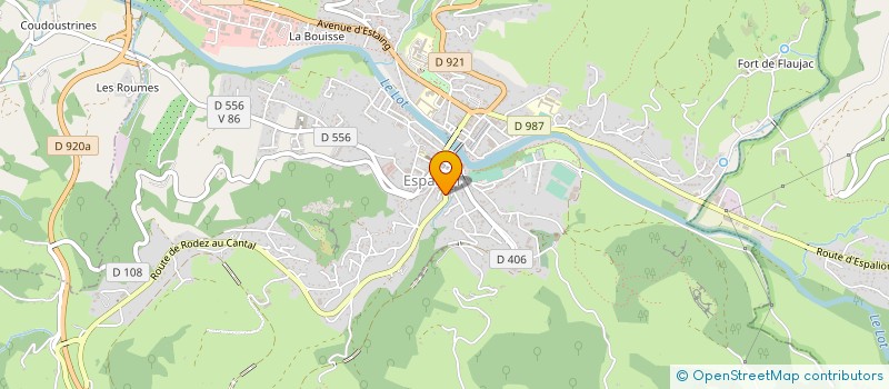 localisation de l'entreprise SCI DE LOCATION ALAIN PRIEUR à ESPALION