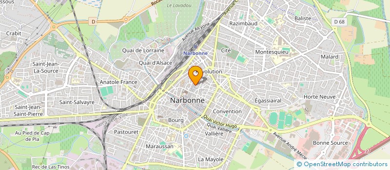 localisation de l'entreprise SCI DE LOCATION BARBERA  NARBONNE