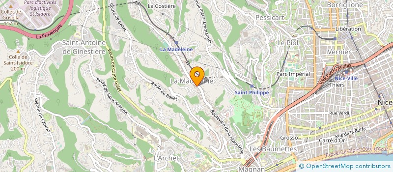 localisation de l'entreprise SCI DE LOCATION BELLOI à NICE