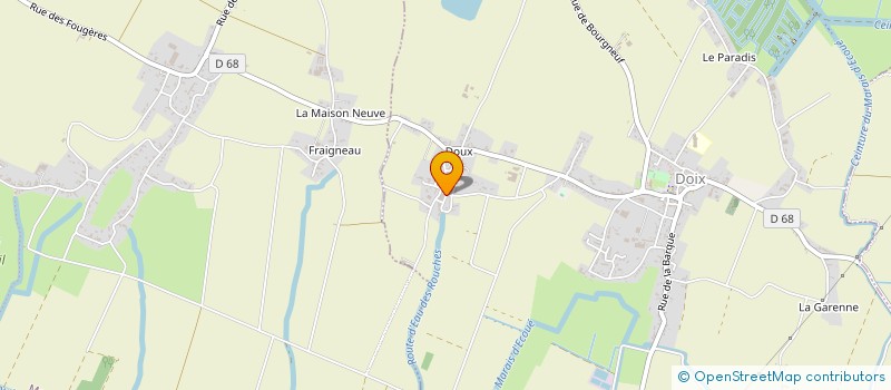 localisation de l'entreprise SCI DE LOCATION BERLAND  DOIX LES FONTAINES