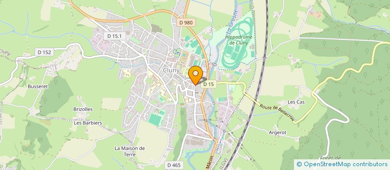 localisation de l'entreprise SCI DE LOCATION DE BUCAILLE  CLUNY