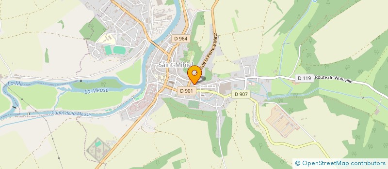 localisation de l'entreprise SCI DE LOCATION DE L'ARCHE à SAINT-MIHIEL