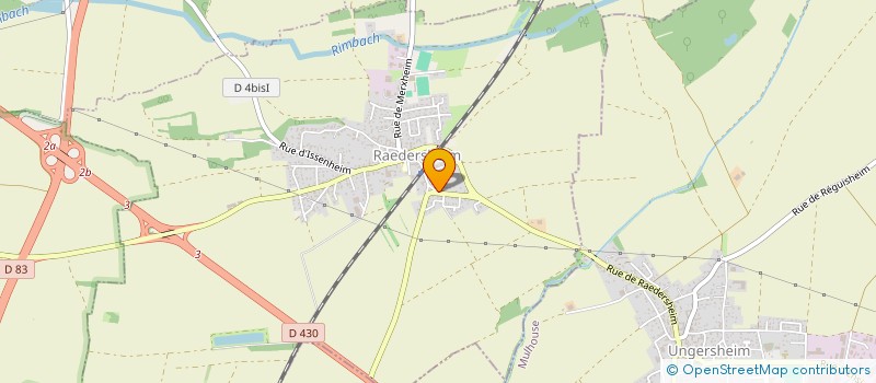 localisation de l'entreprise SCI DE LOCATION ET DE GESTION  RAEDERSHEIM