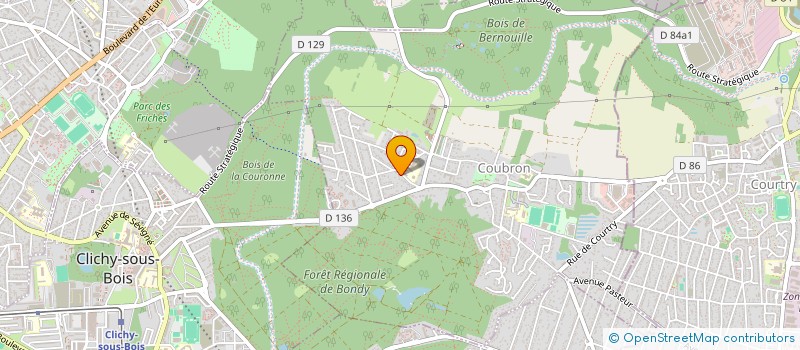 localisation de l'entreprise SCI DE LOCATION GIL  COUBRON