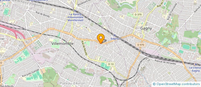 localisation de l'entreprise SCI DE LOCATION GRV à VILLEMOMBLE