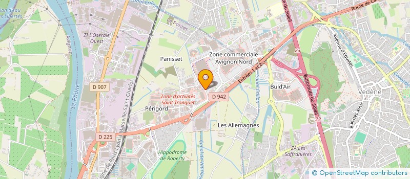 localisation de l'entreprise SCI DE LOCATION LES PYRAMIDES  LE PONTET