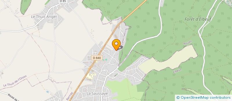 localisation de l'entreprise SCI DE LOCATION MULLIER OUIN  LA SAUSSAYE