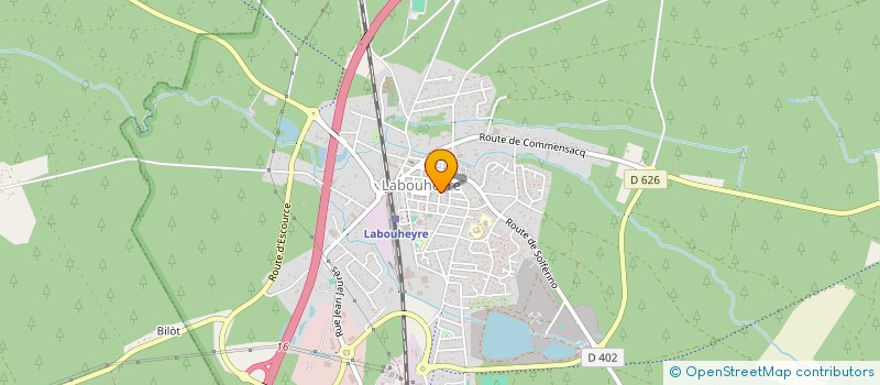 localisation de l'entreprise SCI DE LOCATION NUMBER ONE  LABOUHEYRE