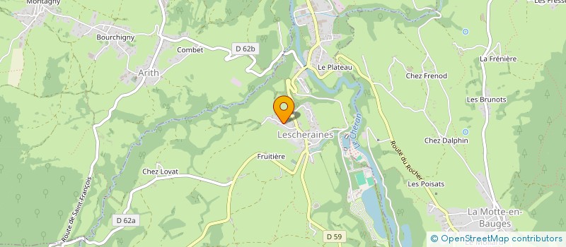 localisation de l'entreprise SCI DE LOCATION RAY-U-GNON  AILLON-LE-VIEUX