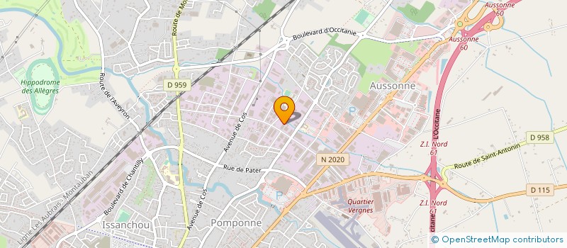 localisation de l'entreprise SCI DE LOCATION VIATGE à MONTAUBAN