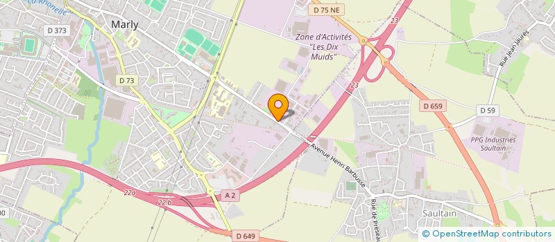 localisation de l'entreprise SCI DE LOCATION WAXIN VAN RILLAER à MARLY
