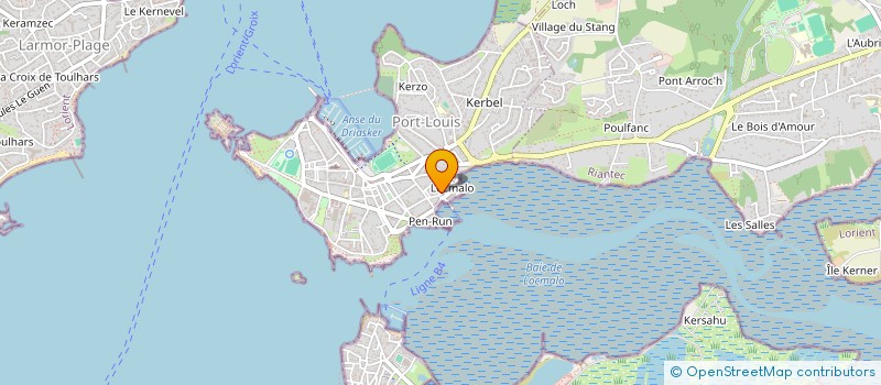 localisation de l'entreprise SCI DE LOCMALO  PORT-LOUIS