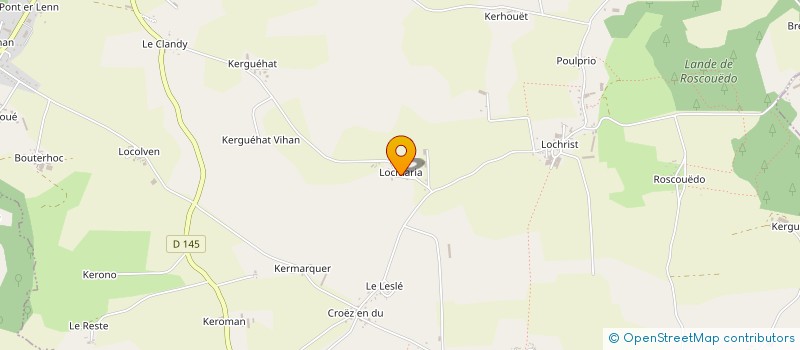 localisation de l'entreprise SCI DE LOCMARIA  INGUINIEL