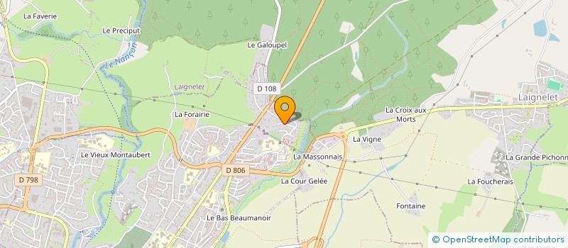 localisation de l'entreprise SCI DE LOHEAC  FOUGERES