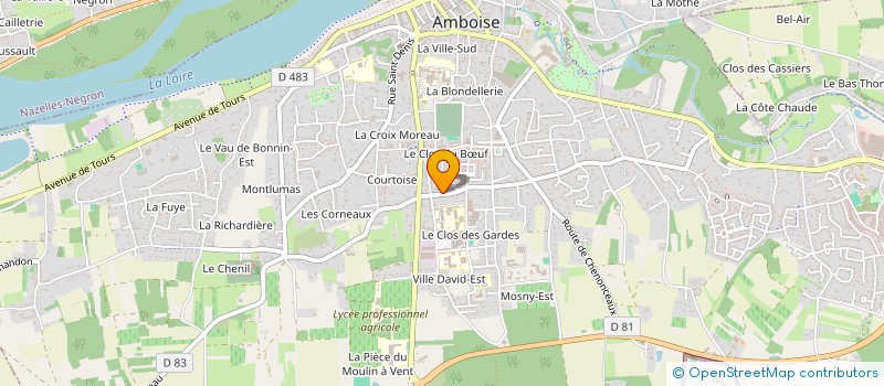 localisation de l'entreprise SCI DE LOIRE  AMBOISE