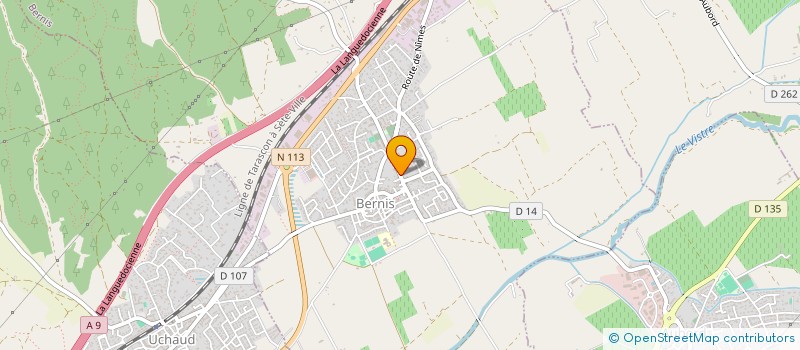 localisation de l'entreprise SCI DE LOLIVEL  BERNIS