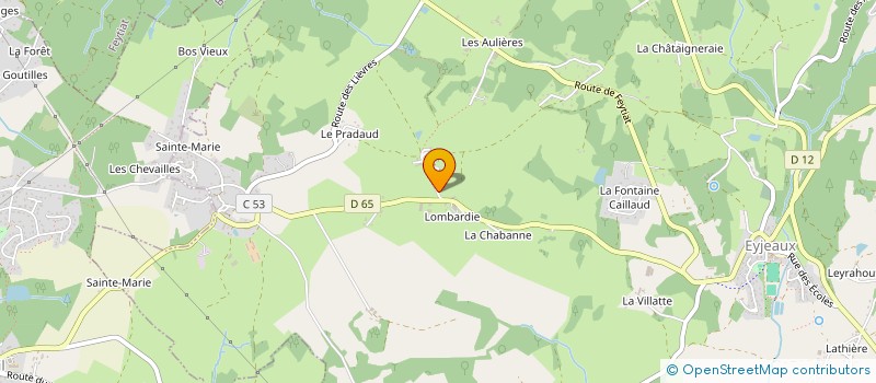 localisation de l'entreprise SCI DE LOMBARDIE à EYJEAUX