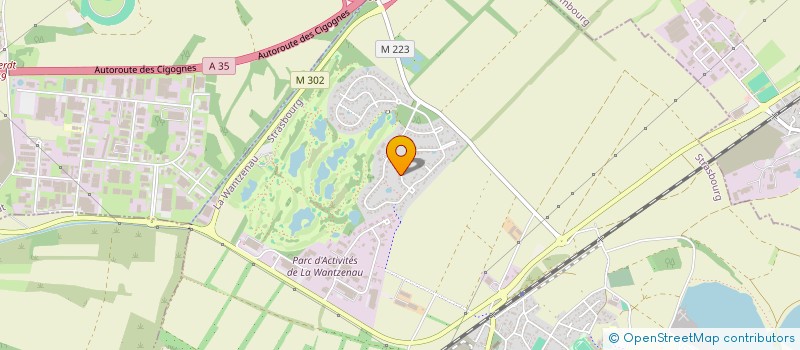 localisation de l'entreprise SCI DE LONDRES  LA WANTZENAU