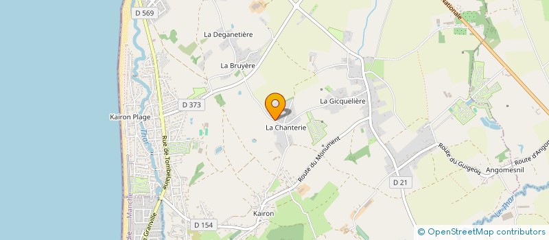 localisation de l'entreprise SCI DE LONGRAYE  SAINT-PAIR-SUR-MER